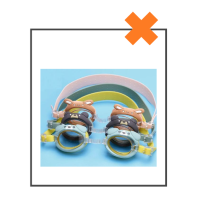 Duikbril Krab roze/blauw